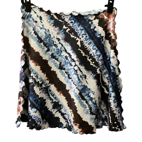 NWT Haystacks Tahquamenon Switch Stacks reversible bias mini skirt - Picture 1 of 7